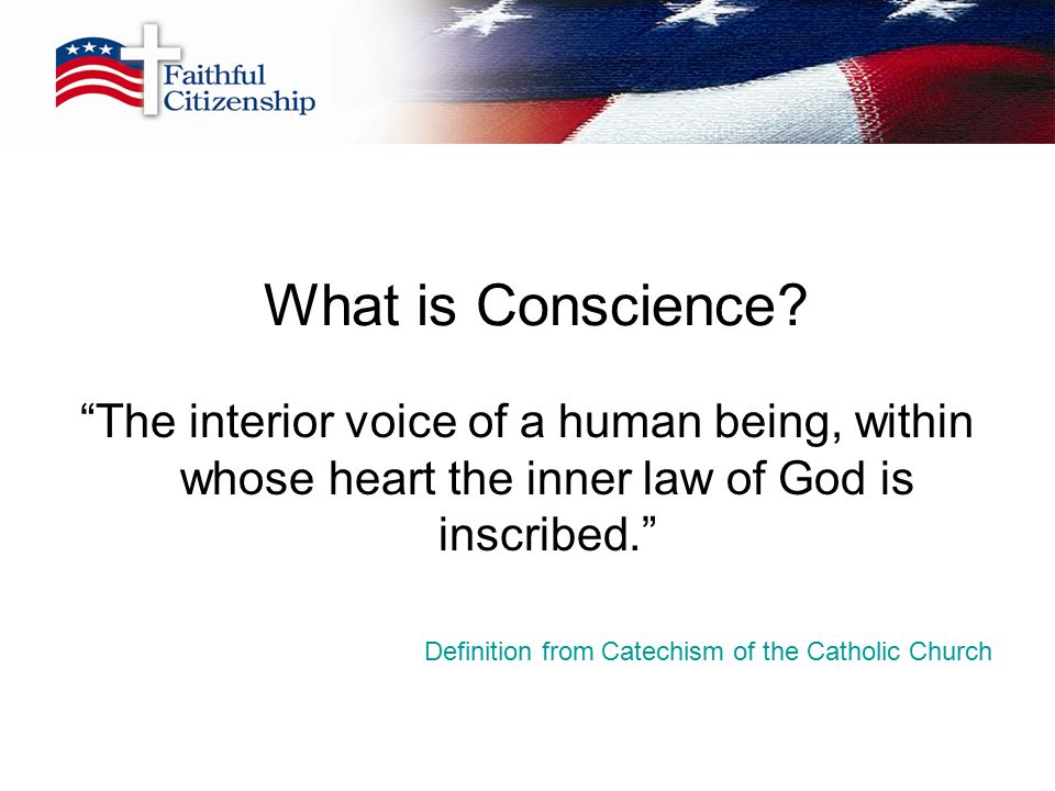 Conscience voice god essay